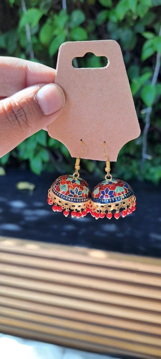 Colorful Jhumkas