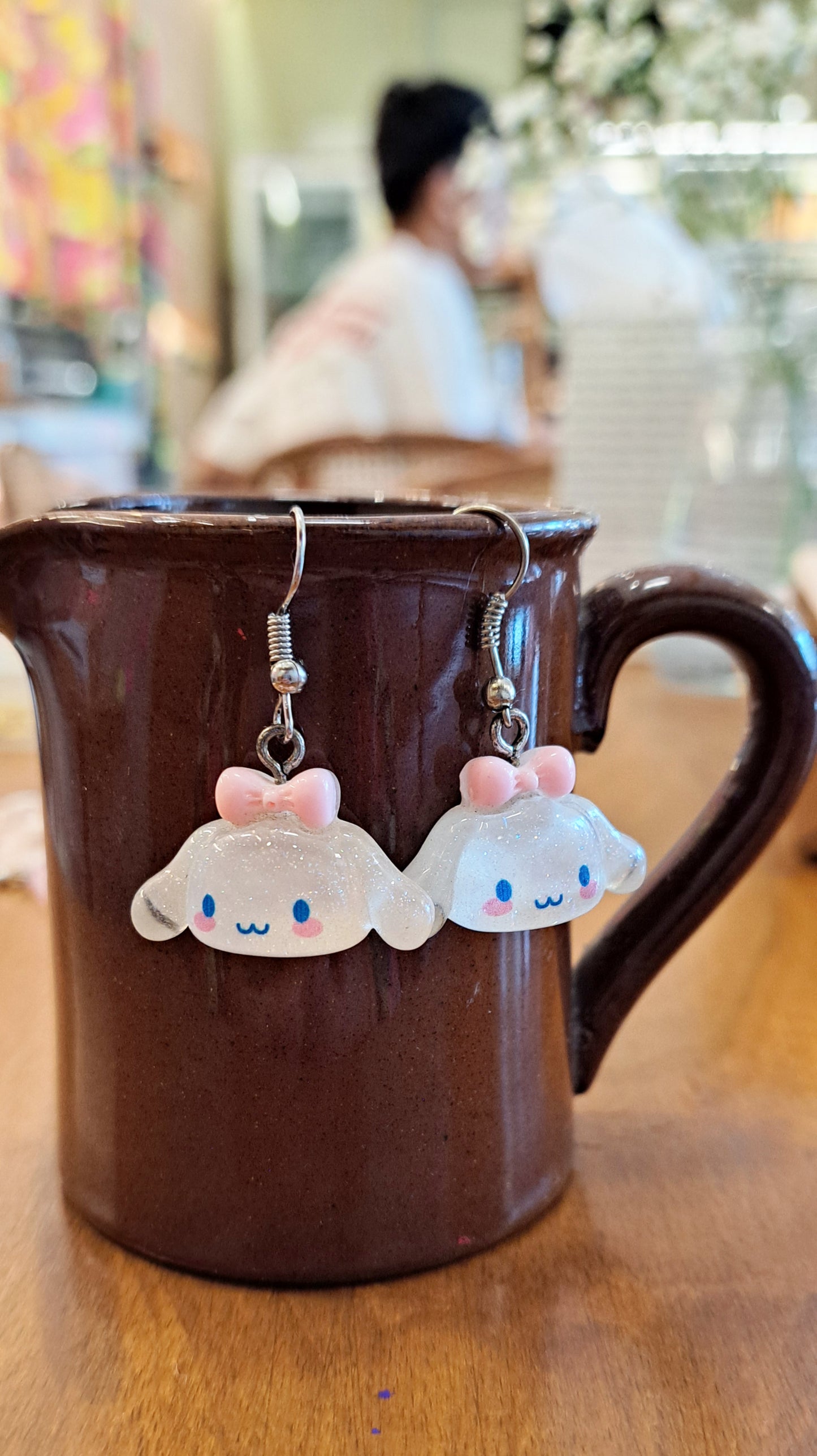 Cinnamonroll earrings