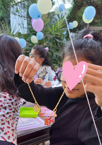 Kawaii charm jewellery making workshop supplies by Hoops and Clay