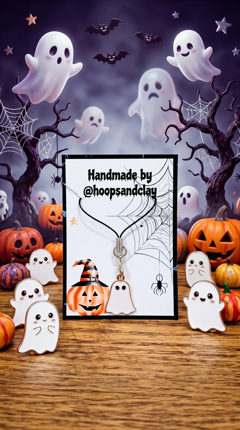 Ghost phone charm